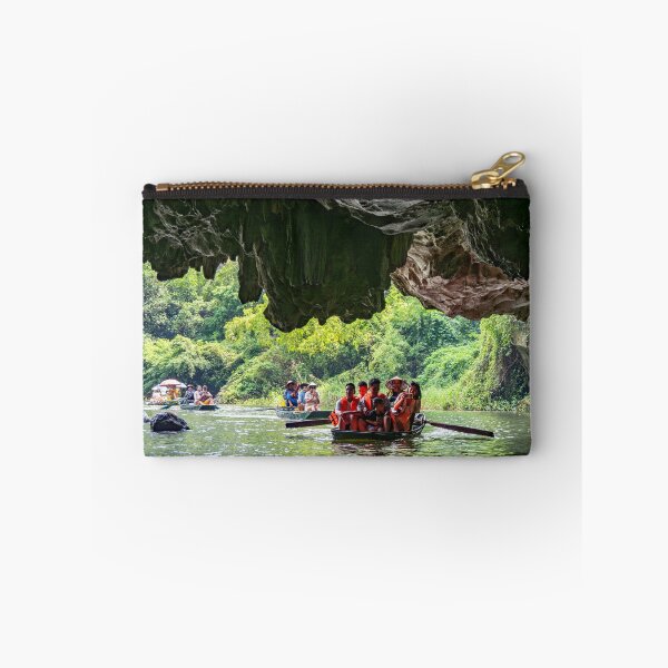 Item preview, Tam Coc River Rowboats - Ngo Dong River, Ninh Binh | Iconic Vietnam Landscape Art designed and sold by Ross.A.Campbell.