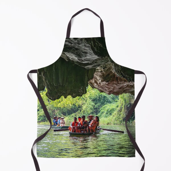 Item preview, Tam Coc River Rowboats - Ngo Dong River, Ninh Binh | Iconic Vietnam Landscape Art designed and sold by Ross.A.Campbell.