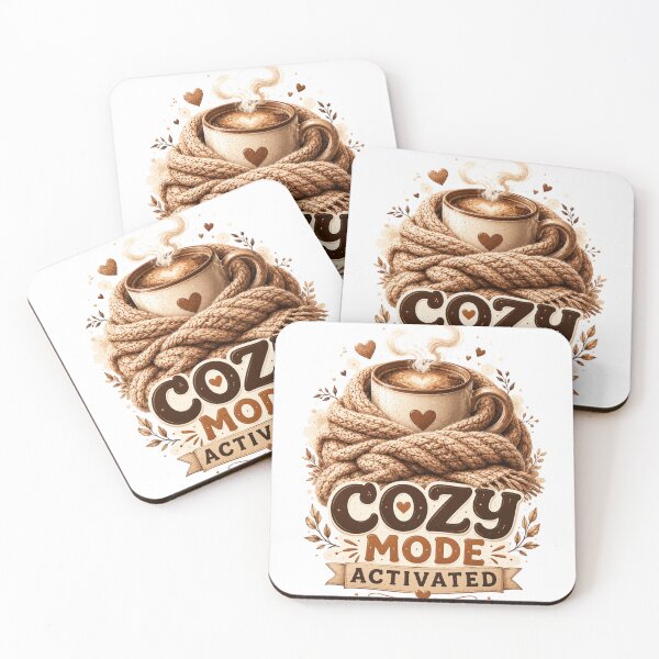 Item preview, Cozy Mode Activated Coffee Aesthetic designed and sold by pradeepvisuals.