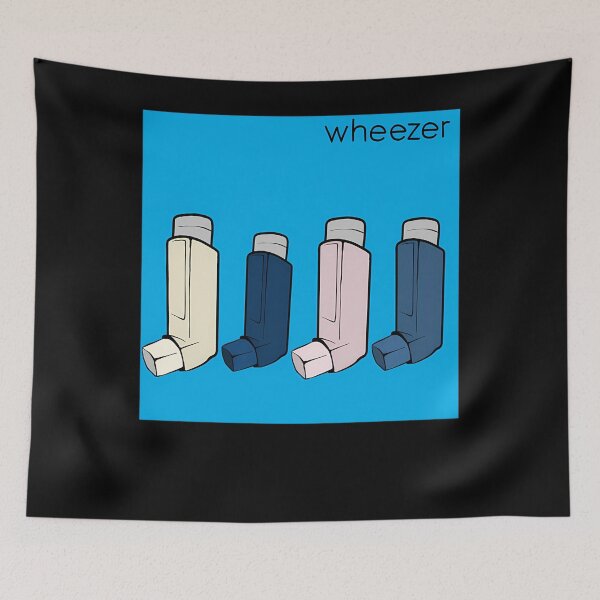 Item preview, Wheezer Blue Album (Weezer But They'Re Asthma Puffers) designed and sold by 11Motasem11.
