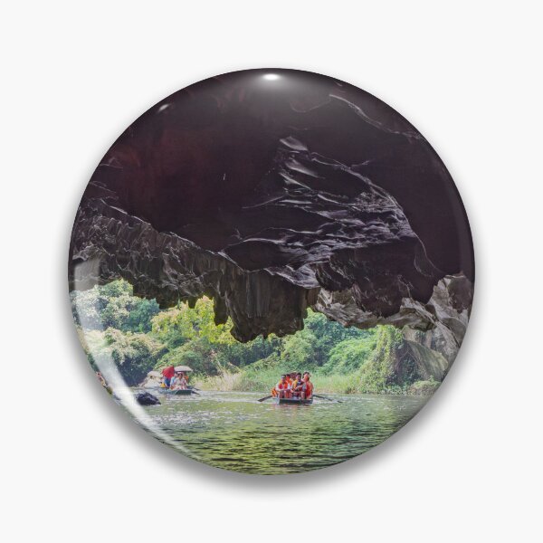 Item preview, Tam Coc River Rowboats - Ngo Dong River, Ninh Binh | Iconic Vietnam Landscape Art designed and sold by Ross.A.Campbell.