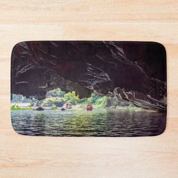 Item preview, Tam Coc River Rowboats - Ngo Dong River, Ninh Binh | Iconic Vietnam Landscape Art designed and sold by Ross.A.Campbell.