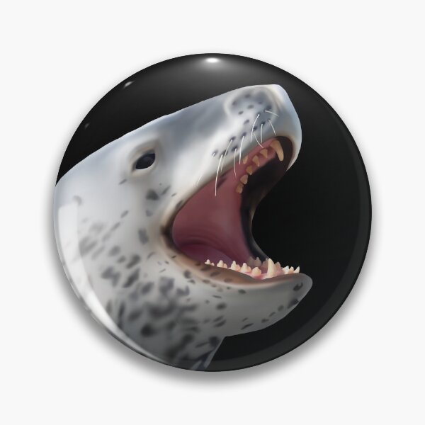 Item preview, Leopard seal yawn designed and sold by GivernyKate.