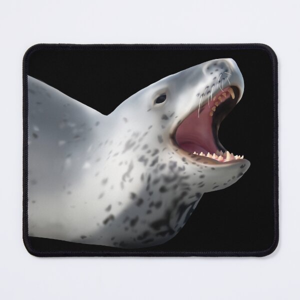 Item preview, Leopard seal yawn designed and sold by GivernyKate.