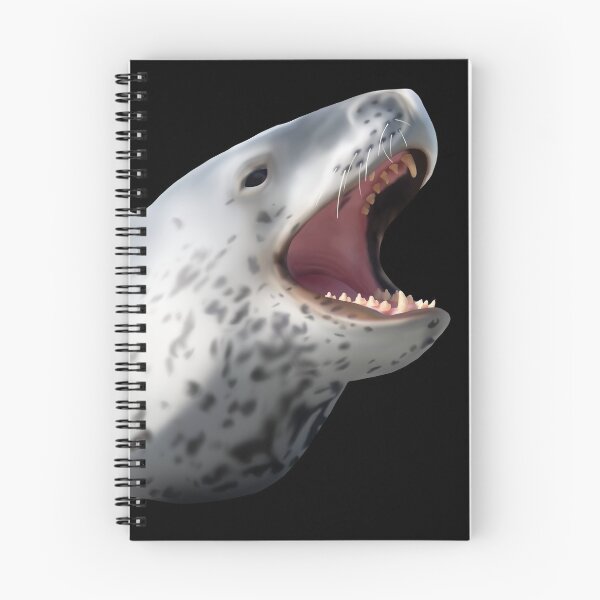 Item preview, Leopard seal yawn designed and sold by GivernyKate.