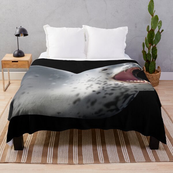 Item preview, Leopard seal yawn designed and sold by GivernyKate.