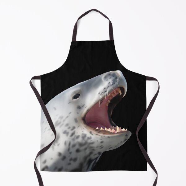 Item preview, Leopard seal yawn designed and sold by GivernyKate.