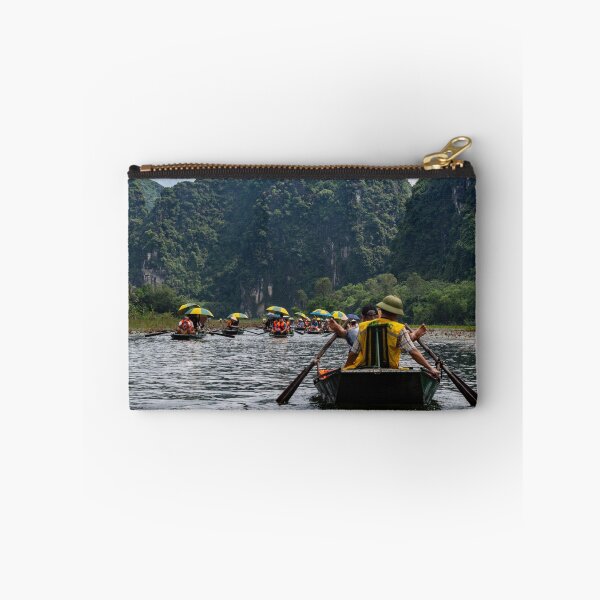Item preview, Tam Coc River Rowboats - Ngo Dong River, Ninh Binh | Iconic Vietnam Landscape Art designed and sold by Ross.A.Campbell.