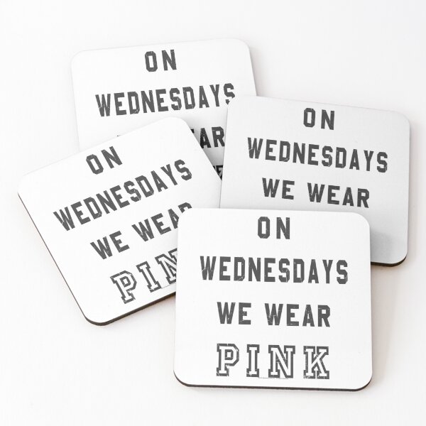 Item preview, Mean Girls On Wednesdays We Wear Pink Scratch Text designed and sold by Kerai Storeyo.
