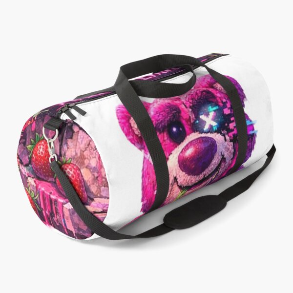 Item preview, Äēsthetic Entropy Bear: Voxel Strawberry Glitch designed and sold by A E S T H E T A T A G.