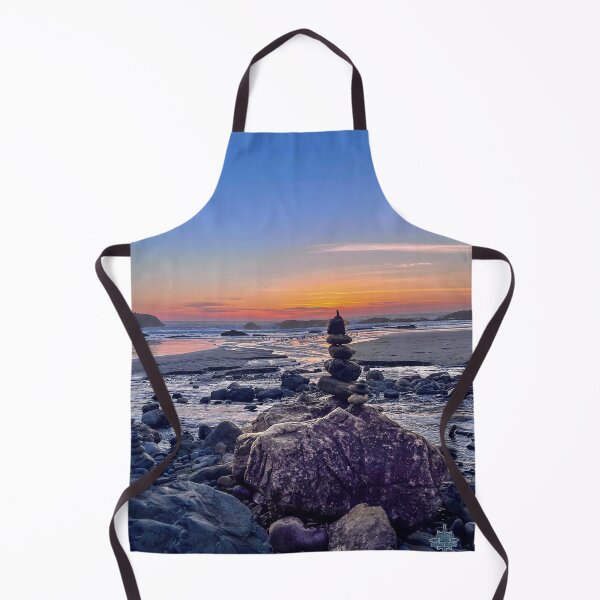 Item preview, Oregon Coast Sunset Balanced Rocks Photography Print designed and sold by aadventures.