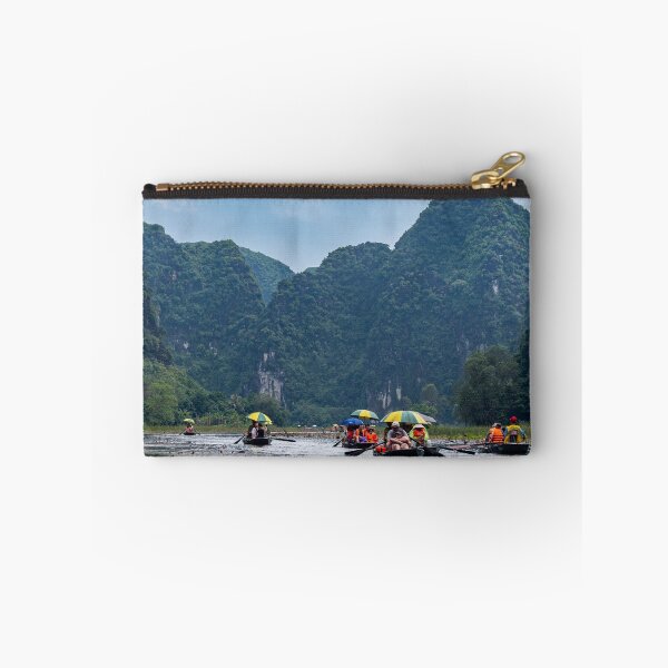 Item preview, Tam Coc River Rowboats - Ngo Dong River, Ninh Binh | Iconic Vietnam Landscape Art designed and sold by Ross.A.Campbell.