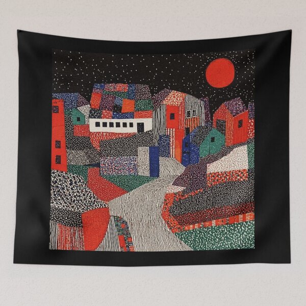 Item preview, Midnight Village Under Red Moon designed and sold by Modaozushi216.