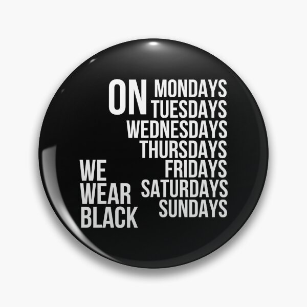 Item preview, On All Days We Wear Black designed and sold by Kerai Storeyo.
