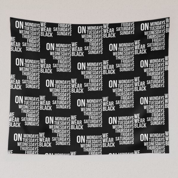 Item preview, On All Days We Wear Black designed and sold by Kerai Storeyo.
