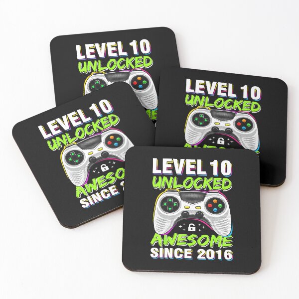 Item preview, Level 10 Unlocked Since 2016 Gaming  designed and sold by FGTV2021.