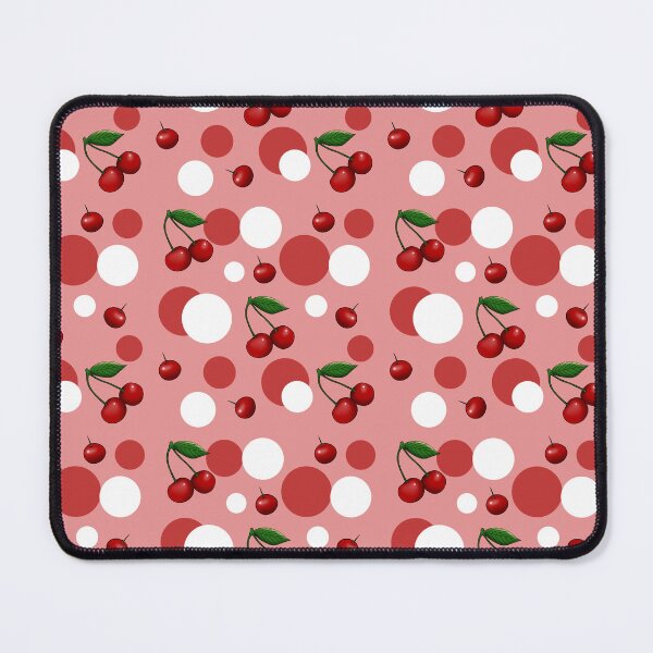 Item preview, Cherries pattern red, white and green  designed and sold by RavenAMarie .