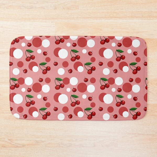 Item preview, Cherries pattern red, white and green  designed and sold by RavenAMarie .
