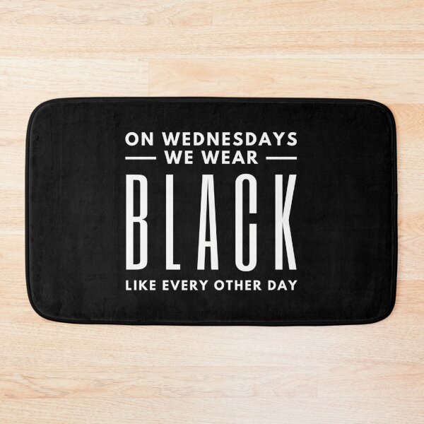 Item preview, On Wednesday We Wear Black - Black Color Lover designed and sold by Kerai Storeyo.
