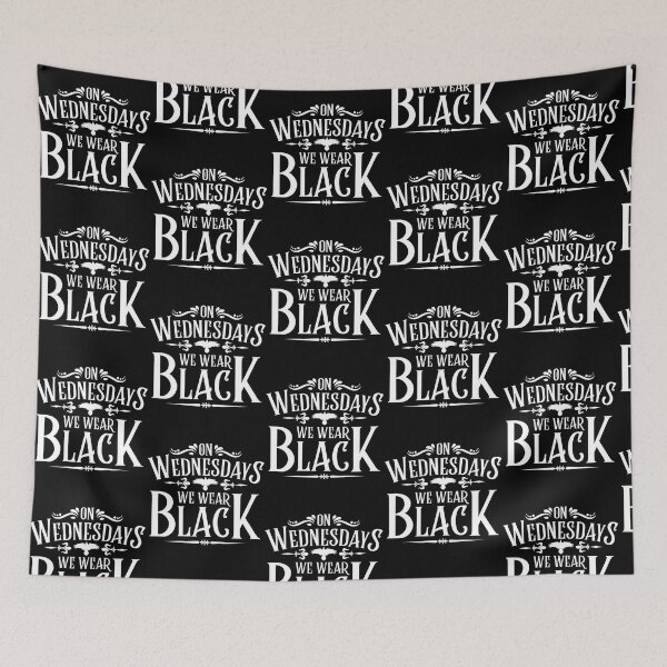 Item preview, On Wednesday We Wear Black designed and sold by Kerai Storeyo.