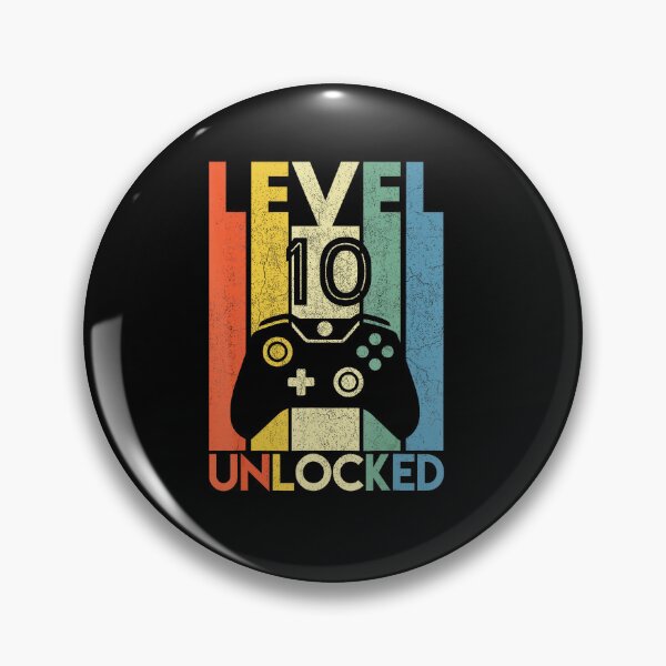 Item preview, Level 10 Unlocked Retro Gamer Birthday  designed and sold by FGTV2021.