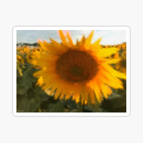 love yellow Sticker