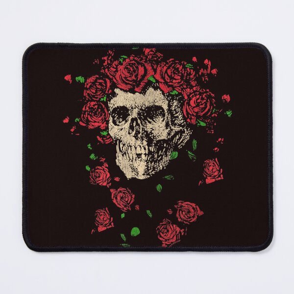 Item preview, Grateful Dead Skull Flower Roses designed and sold by valery-kenz.