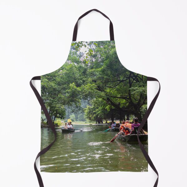 Item preview, Tam Coc River Rowboats - Ngo Dong River, Ninh Binh | Iconic Vietnam Landscape Art designed and sold by Ross.A.Campbell.