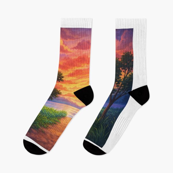 Item preview,  Path to the Sunset Lake designed and sold by Nonanany.