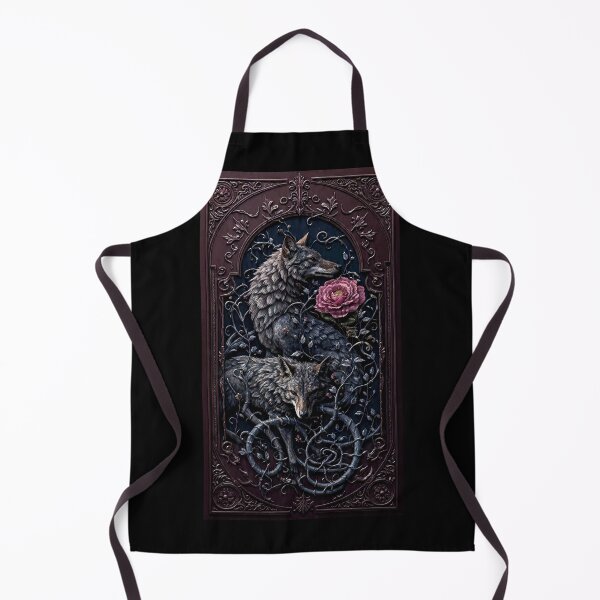 Item preview, phone case duo wolf at thorn bush designed and sold by astriebatik.