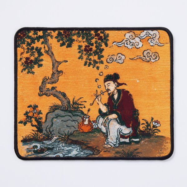 Item preview, Scholar by the River Vintage Asian Painting designed and sold by eliramaison.