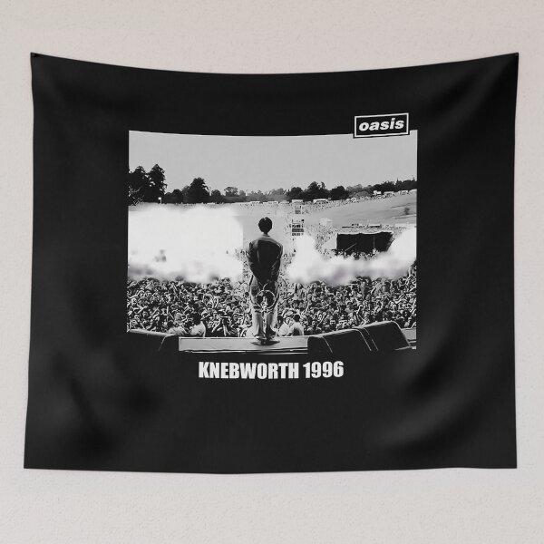 Item preview,  Knebworth 1996 Concert O A S I S Black And White designed and sold by 11Motasem11.