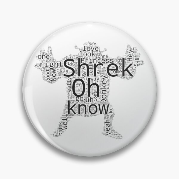 Item preview, Shrek Words designed and sold by alexfrederico.