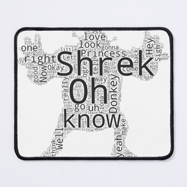 Item preview, Shrek Words designed and sold by alexfrederico.