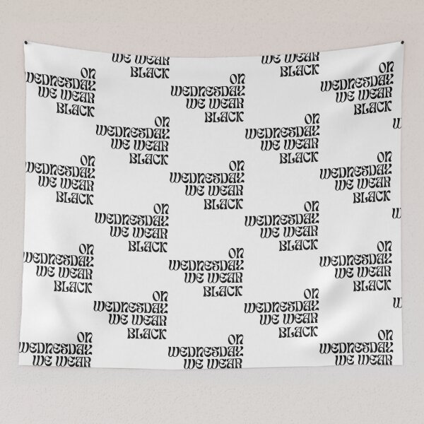 Item preview, On Wednesday We Wear Black designed and sold by Kerai Storeyo.