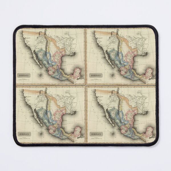 Item preview, Mexico map 1824 designed and sold by bascconut.