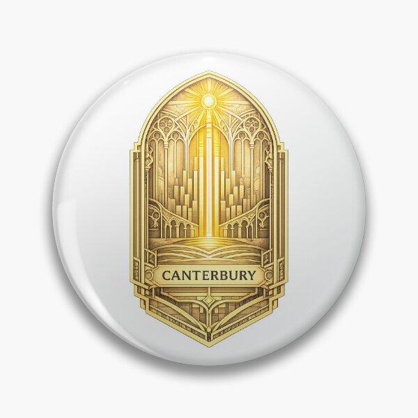 Item preview, Insignia de Canterbury de estilo art déco designed and sold by astriebatik.