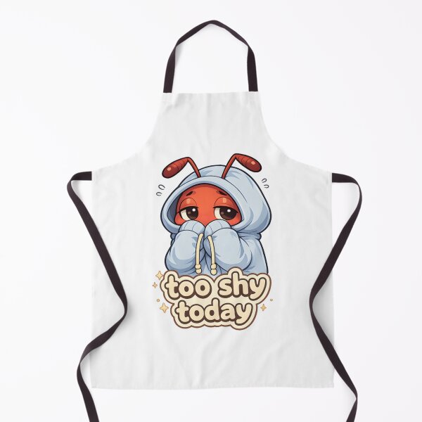 Item preview, Too Shy Today Cute Introvert Ant Kawaii Hoodie Character designed and sold by Anittant.