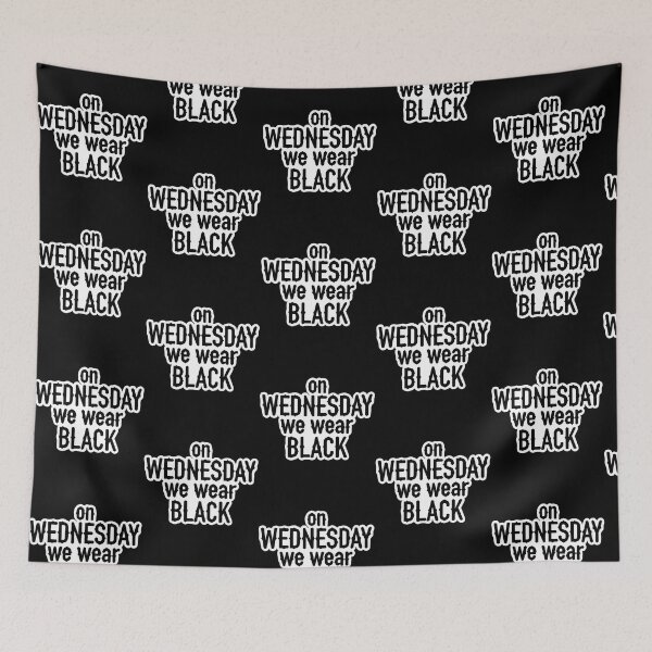 Item preview, On Wednesday We Wear Black designed and sold by Kerai Storeyo.