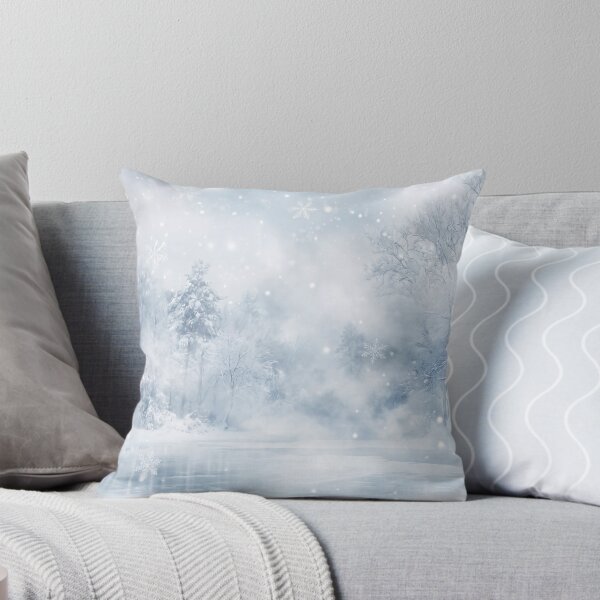 Item preview, Mystical winter wonderland with falling snow designed and sold by higgins5.