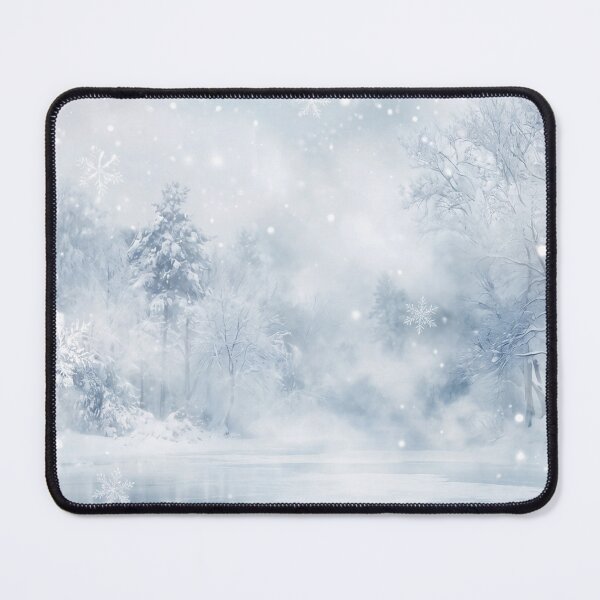 Item preview, Mystical winter wonderland with falling snow designed and sold by higgins5.