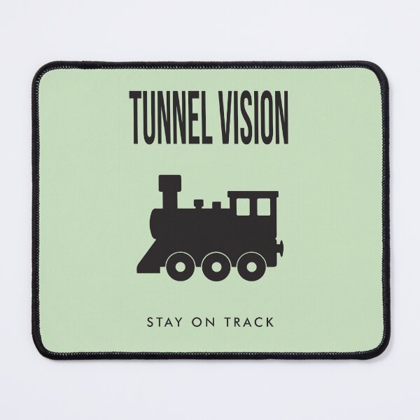Item preview, Tunnel Vision Stay On Track Motivational designed and sold by AVNGR-Design.