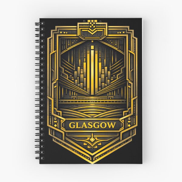 Item preview, Insignia de Glasgow de estilo art déco designed and sold by astriebatik.