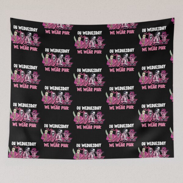 Item preview, On Wednesday We Wear Pink Funny Halloween Character designed and sold by Kerai Storeyo.