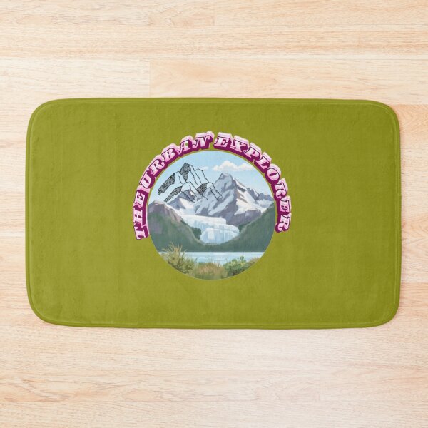 Item preview, The Urban Explorer | Majestic Mountain Peak & Lake Badge Art designed and sold by The Urban Explorer.