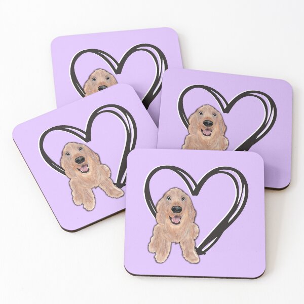 Item preview, I Love English Cocker Spaniel Kawaii Dog Portrait | Dog Mom Dog Dad | American Kennel Club AKC Heart designed and sold by yashiki.