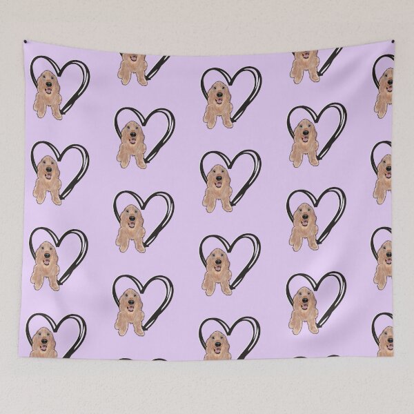 Item preview, I Love English Cocker Spaniel Kawaii Dog Portrait | Dog Mom Dog Dad | American Kennel Club AKC Heart designed and sold by yashiki.