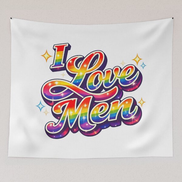 Item preview, I Love Men, MILM designed and sold by graphic-genie.