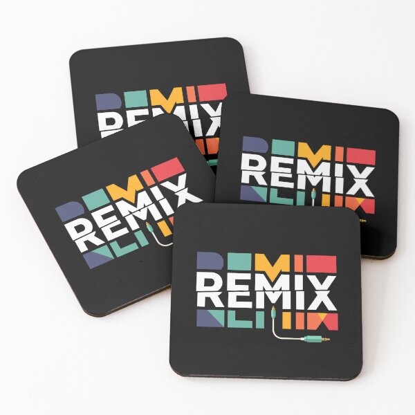 Item preview, Remix Typographic | DJ Music Retro Geometric Audio Graphic designed and sold by PryntedLabs.
