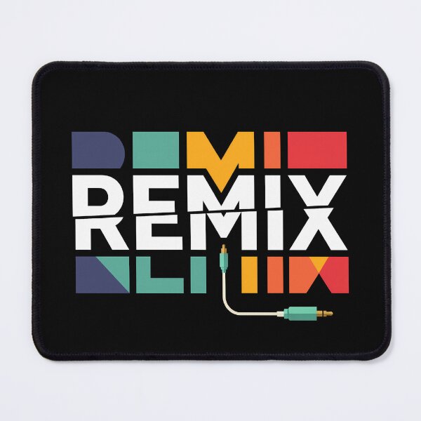 Item preview, Remix Typographic | DJ Music Retro Geometric Audio Graphic designed and sold by PryntedLabs.